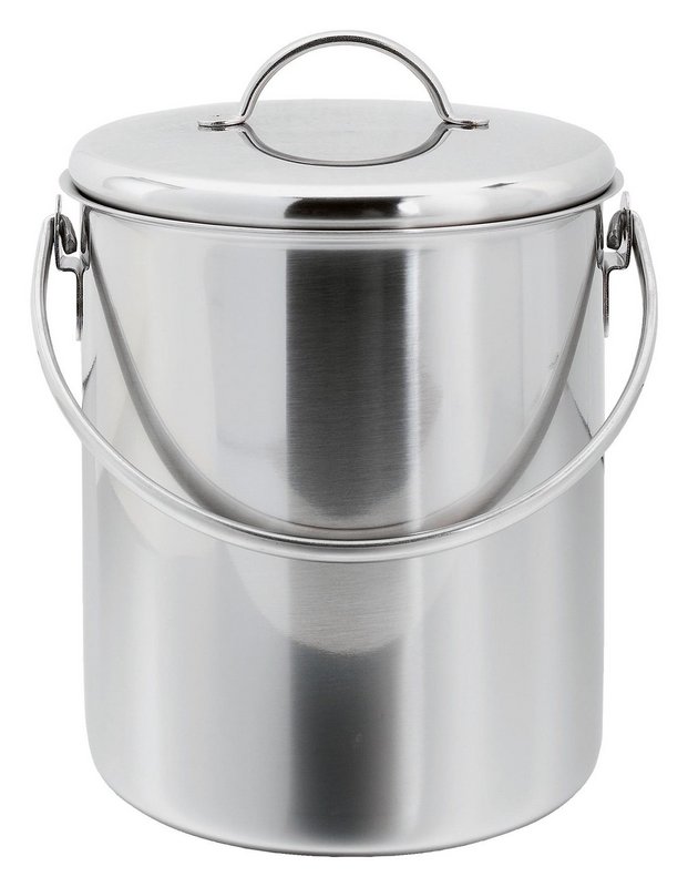 NOSER Milchkessel mit Deckel Inox 2 Liter 
