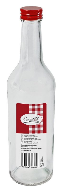EINKOCHWELT Glasflasche 500ml 