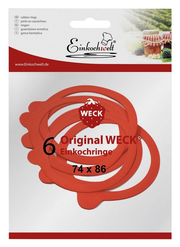 WECK Gummiringe 80 mm 