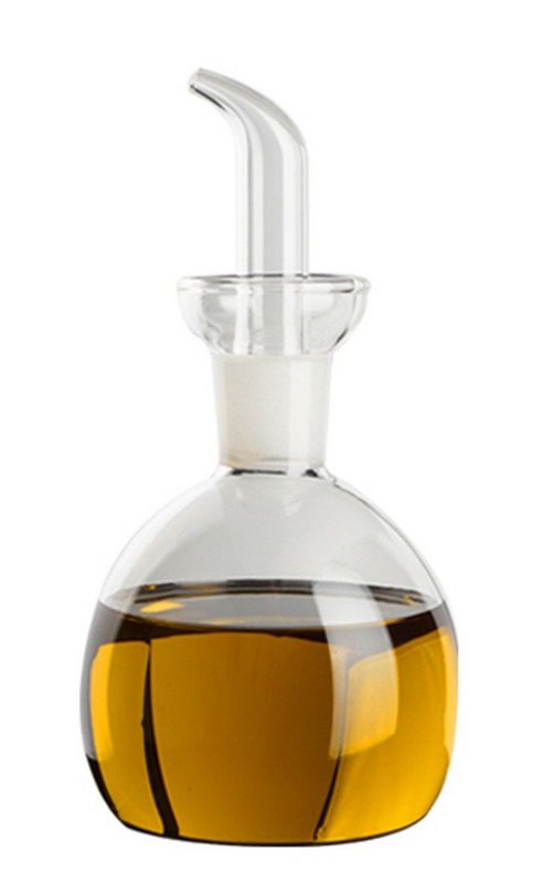 EVA Ölflasche Glas rund 250 ml 
