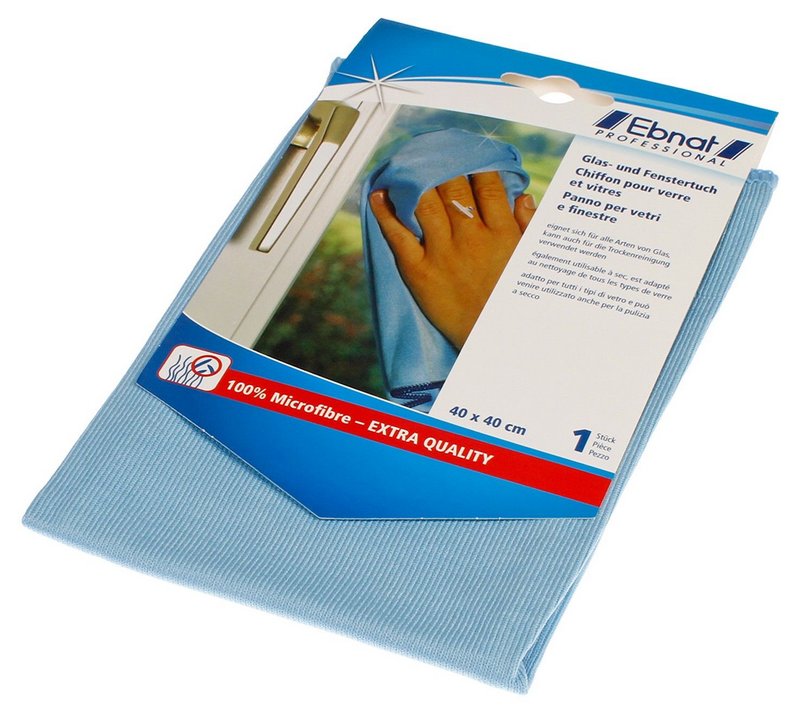 EBNAT Glas und Fenstertuch 40x40cm 