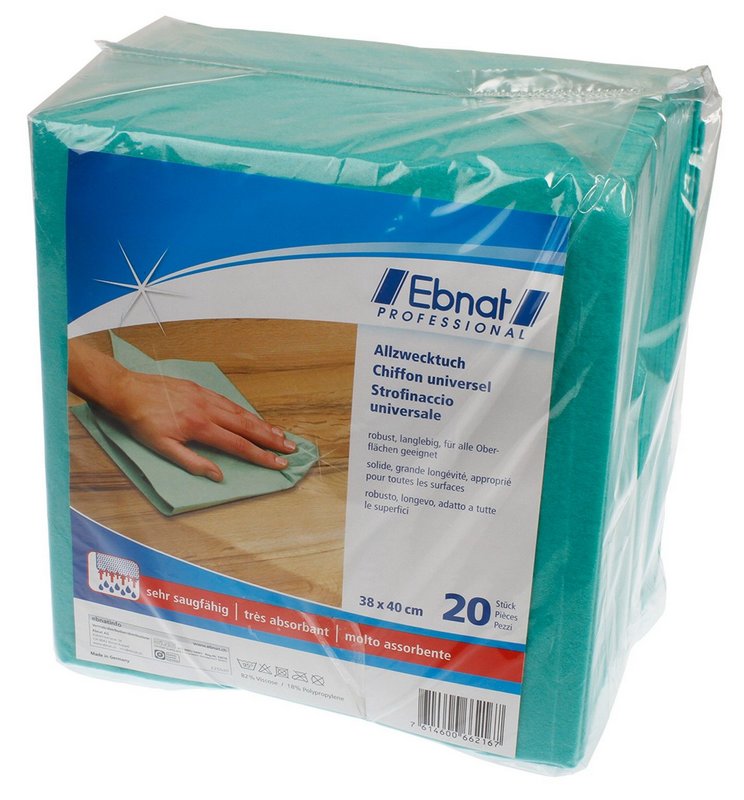 EBNAT Allzwecktuch 20 Stück grün 40x38cm 