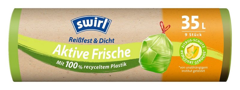 SWIRL Abfallsäcke Aktive Frische 35 l 