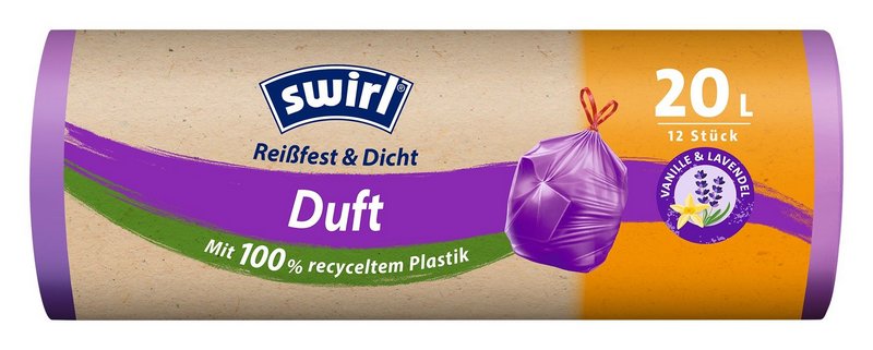 SWIRL Abfallsäcke Vanille Lavendel 20 