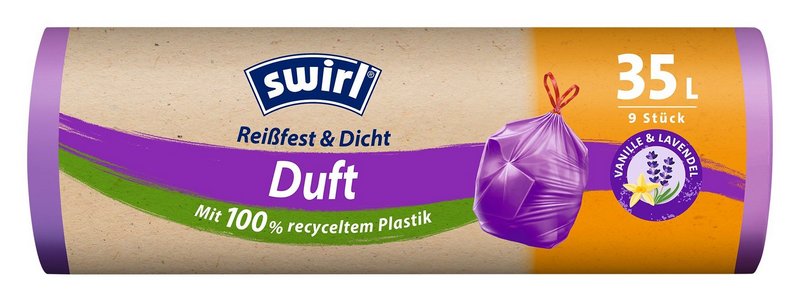 SWIRL Abfallsäcke Vanille Lavendel 35 