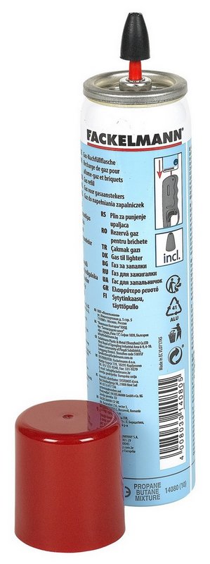 FACKELMANN Gas Nachfüllflasche 90 ml 