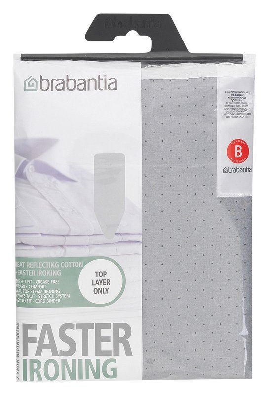 BRABANTIA Bügeltischbezug B metallisiert 