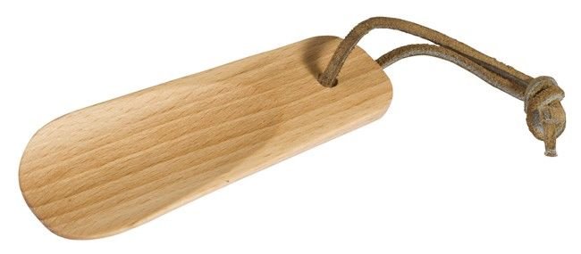 REDECKER Schuhlöffel Buchenholz mit Lederband 