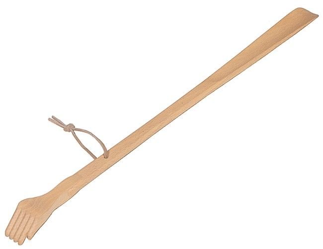 REDECKER Schuhlöffel mit Kratzhand Buchenholz 59 cm 