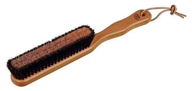 REDECKER Kleiderbürste mit Bronzedraht und Borstenrand 