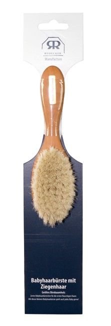 REDECKER Babyhaarbürste Ziegenhaar hell SB Verpackung 16 cm 