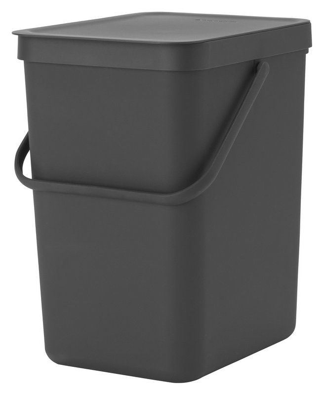 BRABANTIA Abfallbehälter Sort&Go grey 25 l 