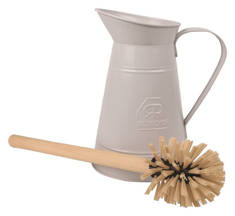 REDECKER WC-Bürstengarnitur Krug weiss 