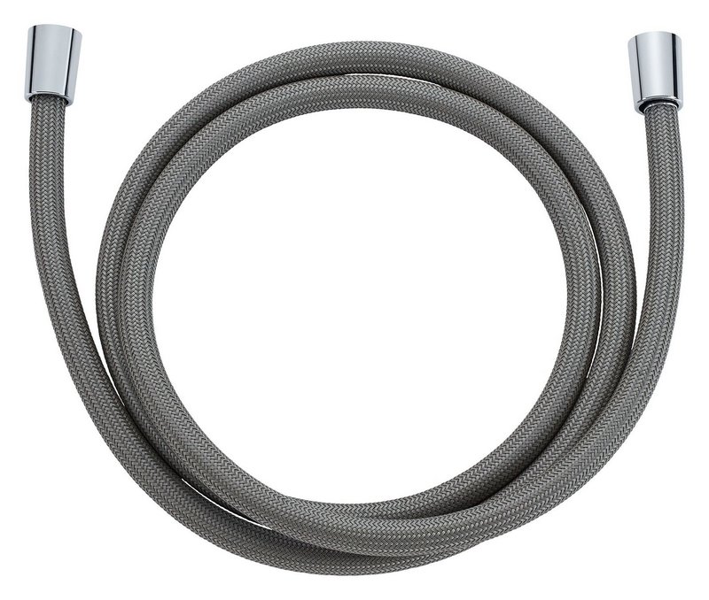 DIAQUA Brauseschlauch Chromalux Zero silver steel 