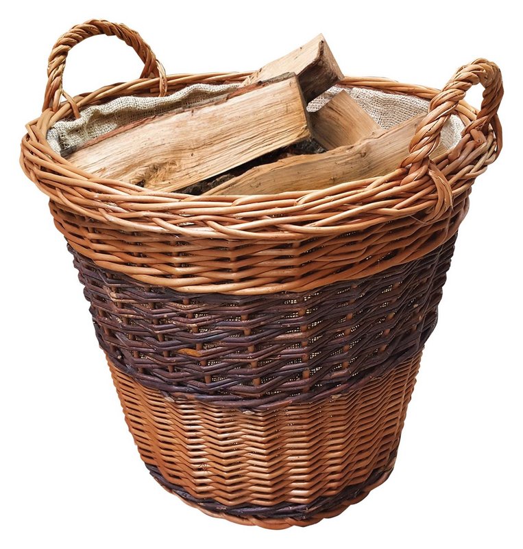 LIENBACHER Weidenkorb mit Juteeinsatz 
