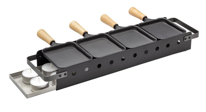 TTM Raclettegerät Twiny Cheese 4 Personen 