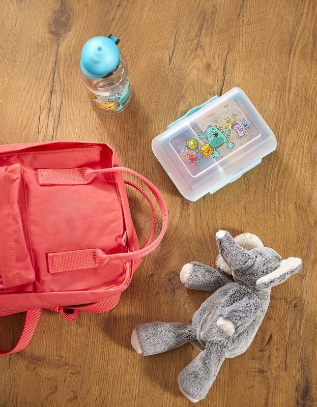 EMSA Trinkflasche und Dose Kids Set Monster 