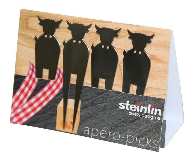 STEINLIN Apéropicks Kuh Inox 