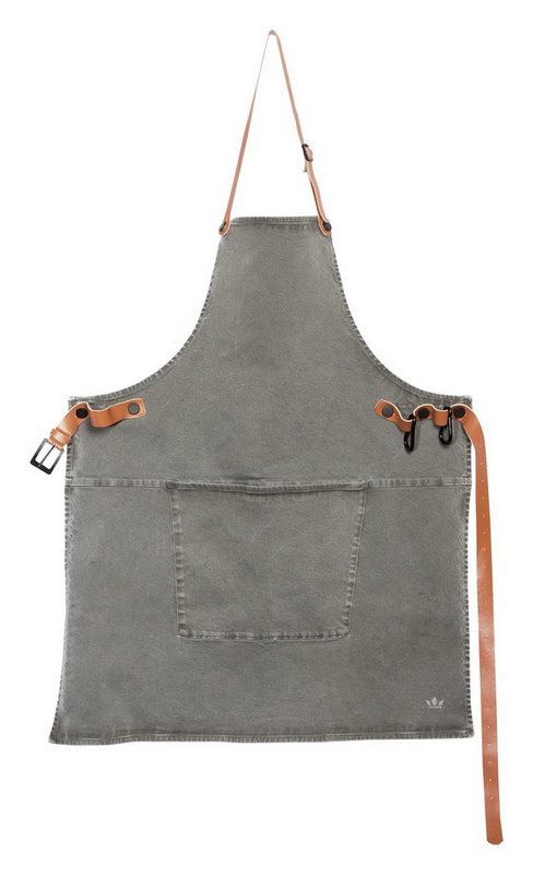 DUTCHDELUXES Schürze BBQ grey green 