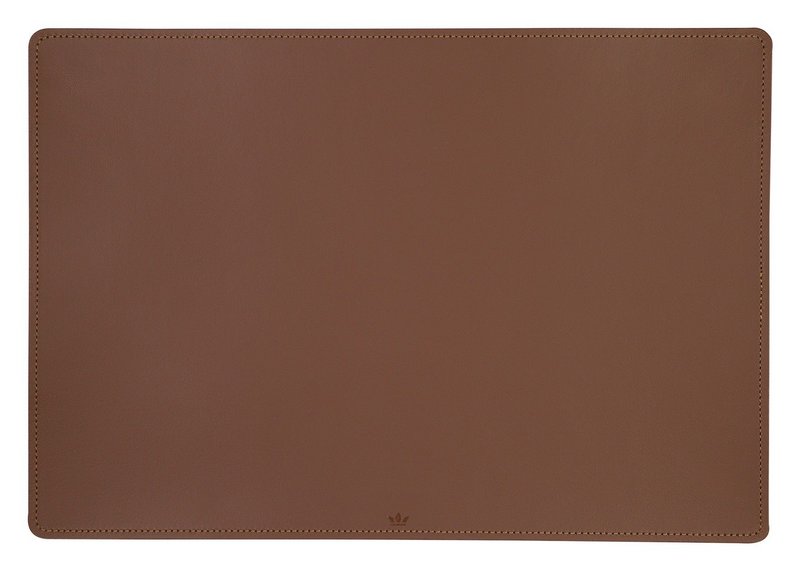 DUTCHDELUXES Tischset Leder brown 48x33 cm 