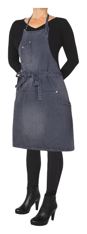 DUTCHDELUXES Schürze 5-Pocket Slim Fit azur 
