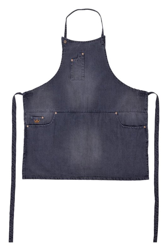 DUTCHDELUXES Schürze 5-Pocket Slim Fit azur 