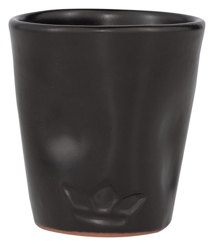 DUTCHDELUXE Becher schwarz matt 130 ml 