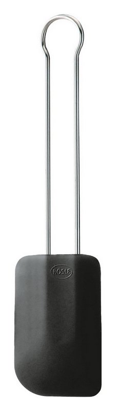 RÖSLE Teigschaber Silikon schwarz 32x7.5 cm 