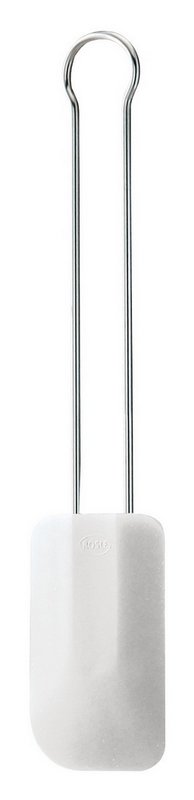 RÖSLE Teigschaber Silikon gross weiss 26x5 cm 