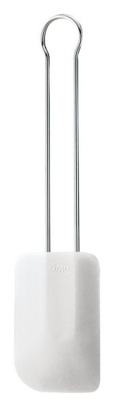 RÖSLE Teigschaber Silikon weiss 32x7.5 cm 