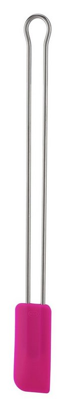 RÖSLE Teigschaber Silikon pink schmal 26 cm 