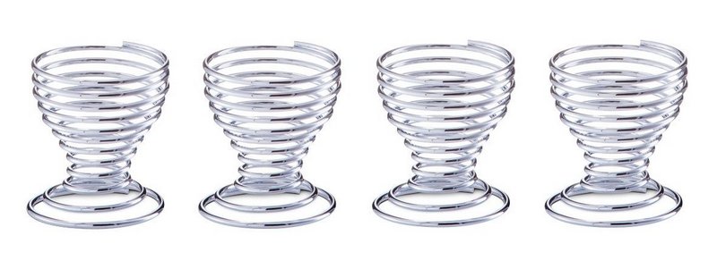 ZELLER Eierbecher Spirale 4 Stück ø 5 cm 