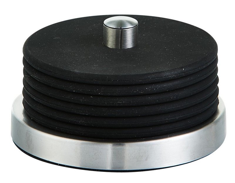 ZELLER Untersetzer-Set Inox schwarz 