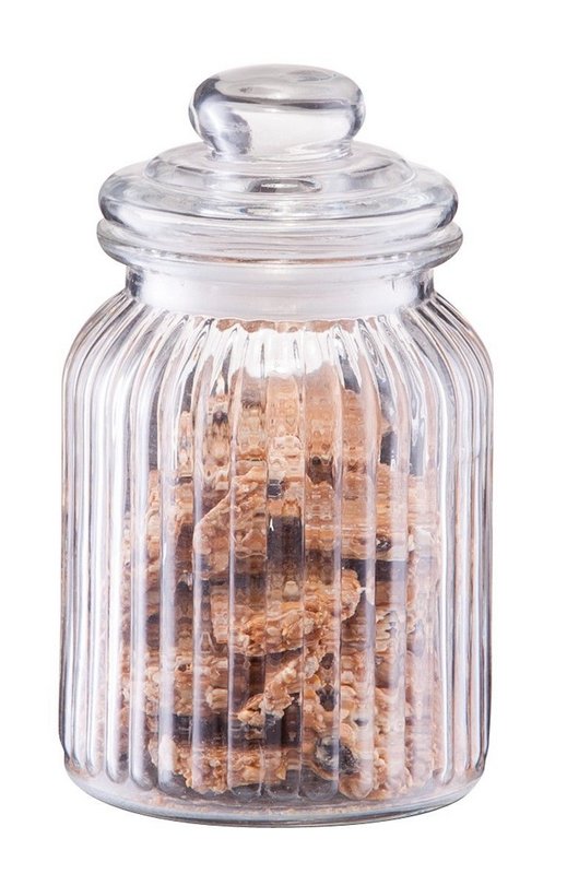 ZELLER Vorratsglas mit Deckel Nostalgie 900 ml 