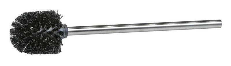 ZELLER WC-Ersatzbürste schwarz Inox ø 7x39.5 cm 