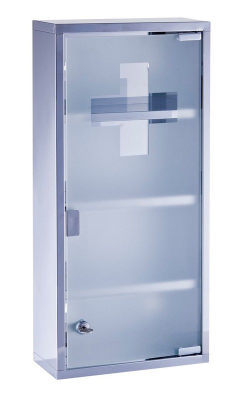 ZELLER Medizinschrank Inox 