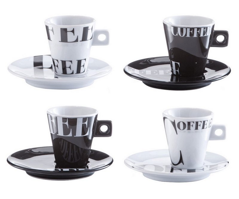 ZELLER Espressotassen Set Coffee Style 
