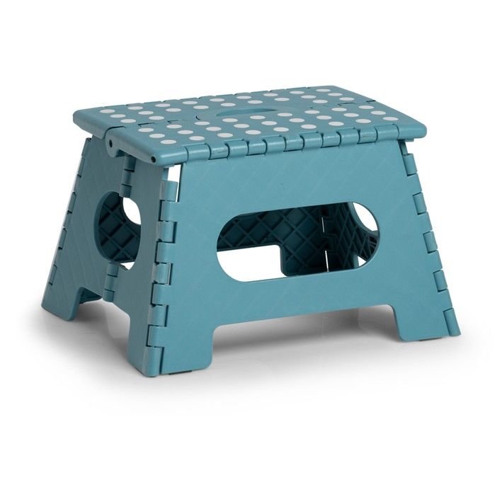 ZELLER Klapphocker Kunststoff eisblau 35x28x22 cm 