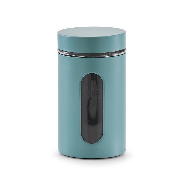 ZELLER Vorratsglas eukalyptus 900ml 