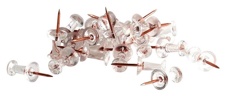 ZELLER Pinnadeln roségold 25 Stück 