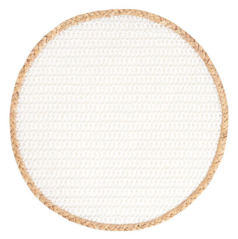ZELLER Tischset Nature weiss 