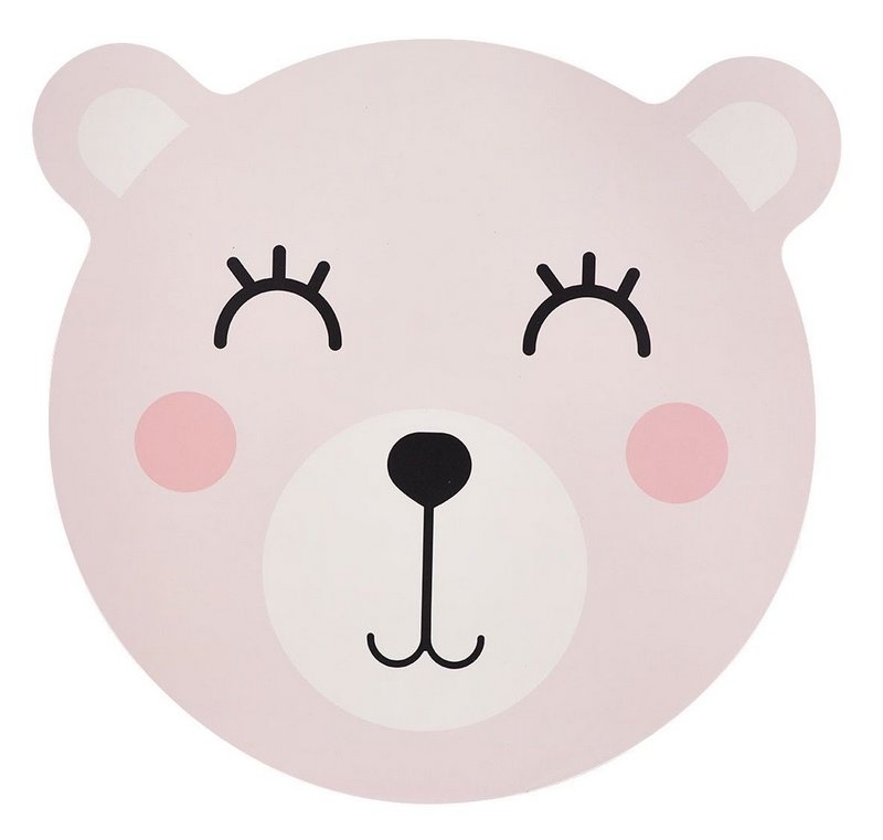 ZELLER Tischset Bär rosa 