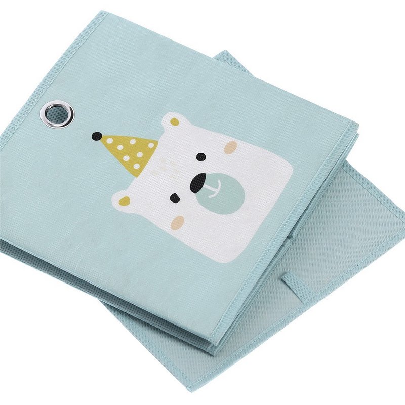 ZELLER Aufbewahrungsbox Icebear mint Vlies 