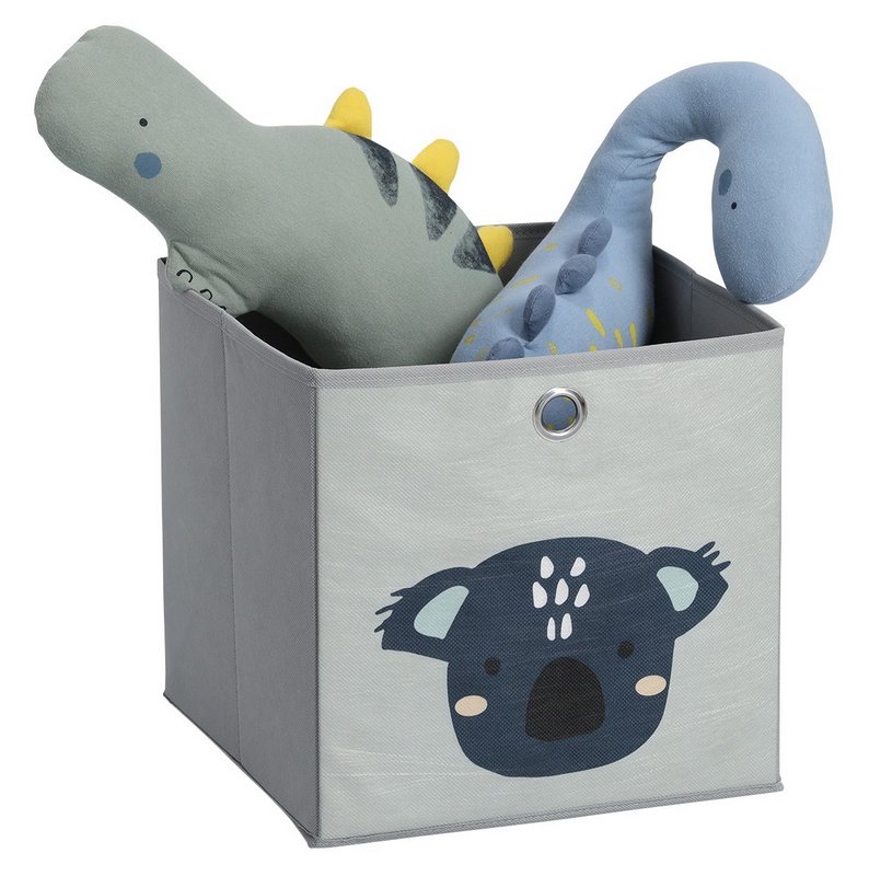 ZELLER Aufbewahrungsbox Koala grau Vlies 