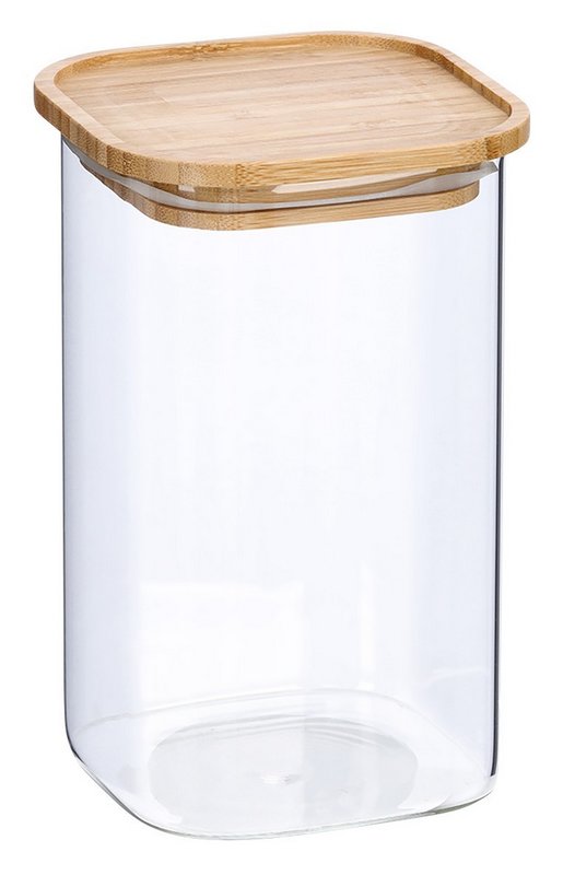 ZELLER Vorratsglas mit Bambusdeckel 1400ml 