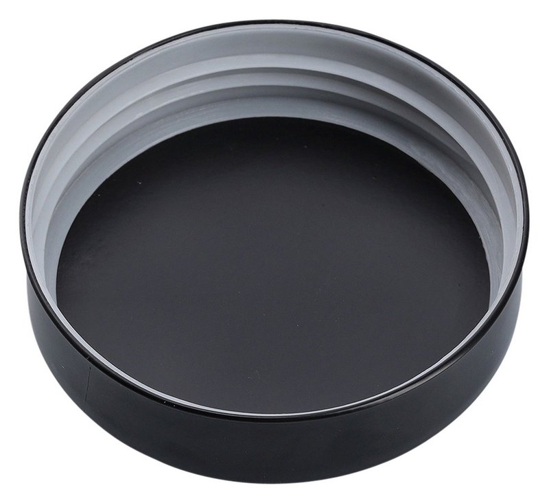 ZELLER Vorratsglas mit Metalldeckel schwarz 900 ml 