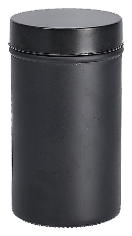 ZELLER Vorratsglas mit Metalldeckel schwarz 900 ml 