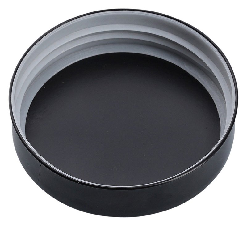 ZELLER Vorratsglas mit Metalldeckel schwarz 1250 ml 