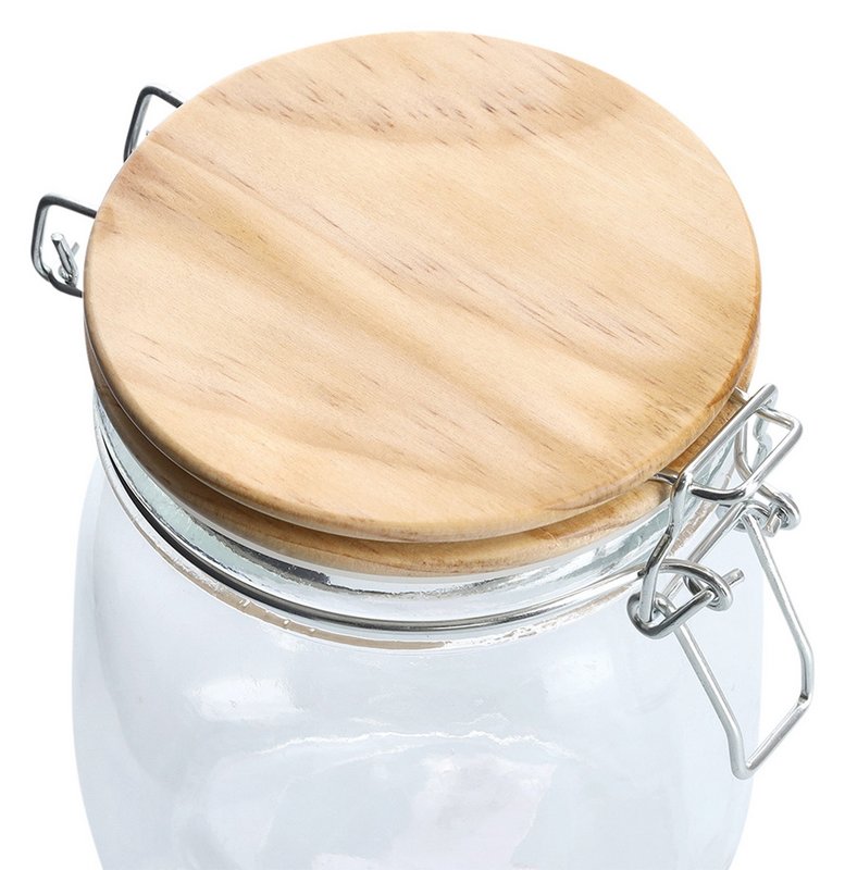 ZELLER Vorratsglas Heart 1000 ml 
