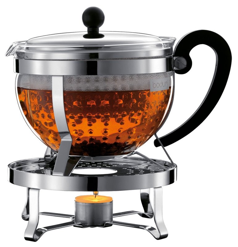 BODUM Teekanne Chambord mit Rechaud 1.3 l 